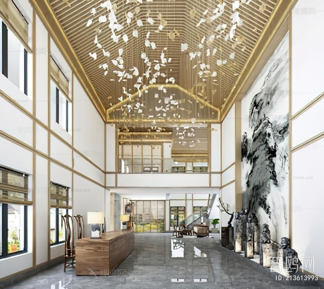 New Chinese Style Lobby Hall