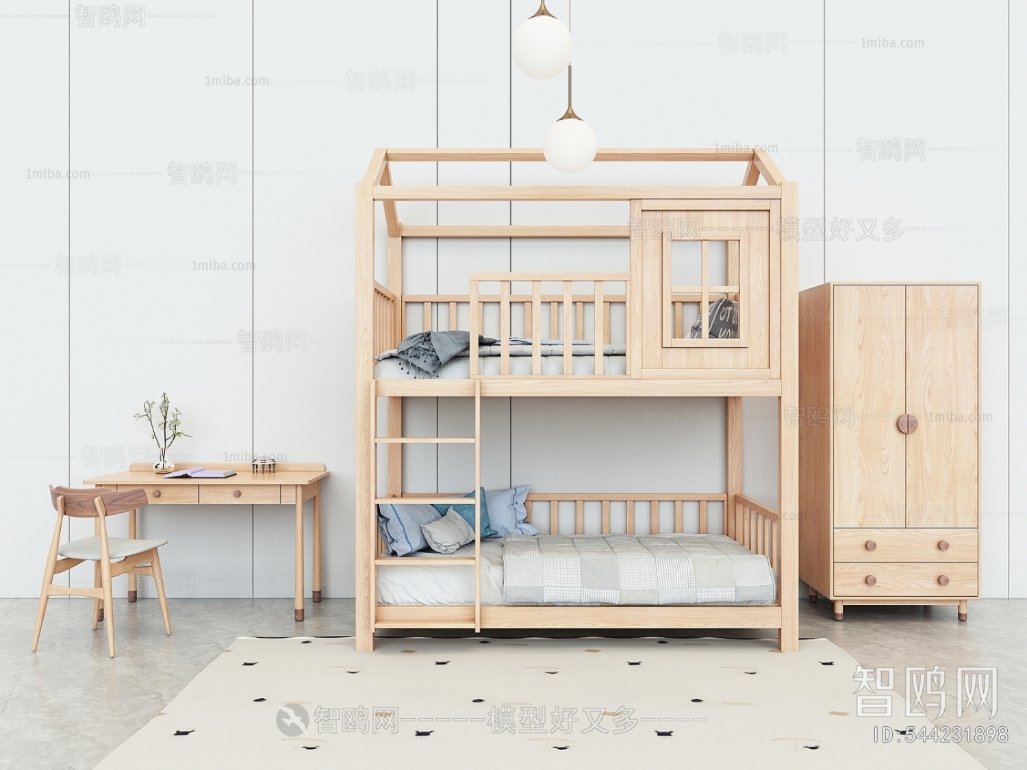 Nordic Style Bunk Bed