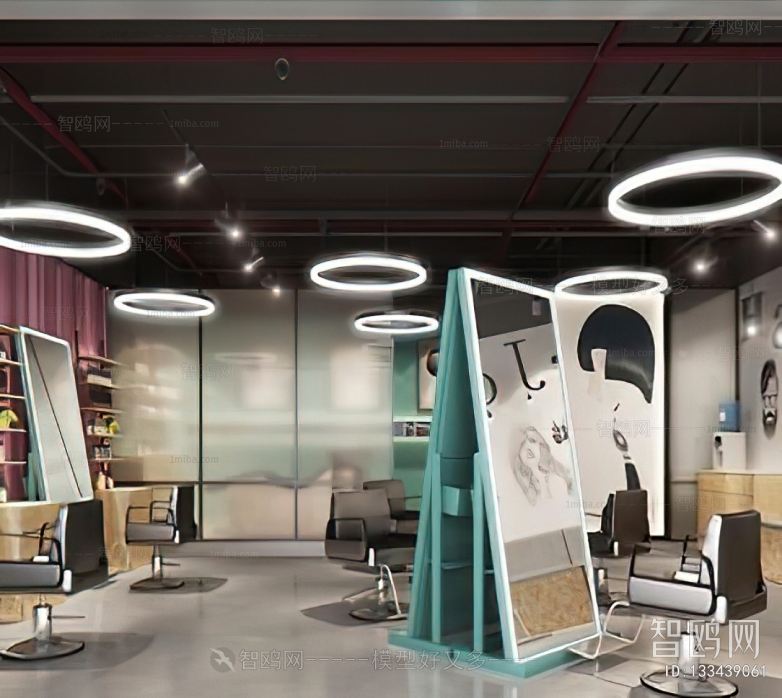 Industrial Style Barbershop