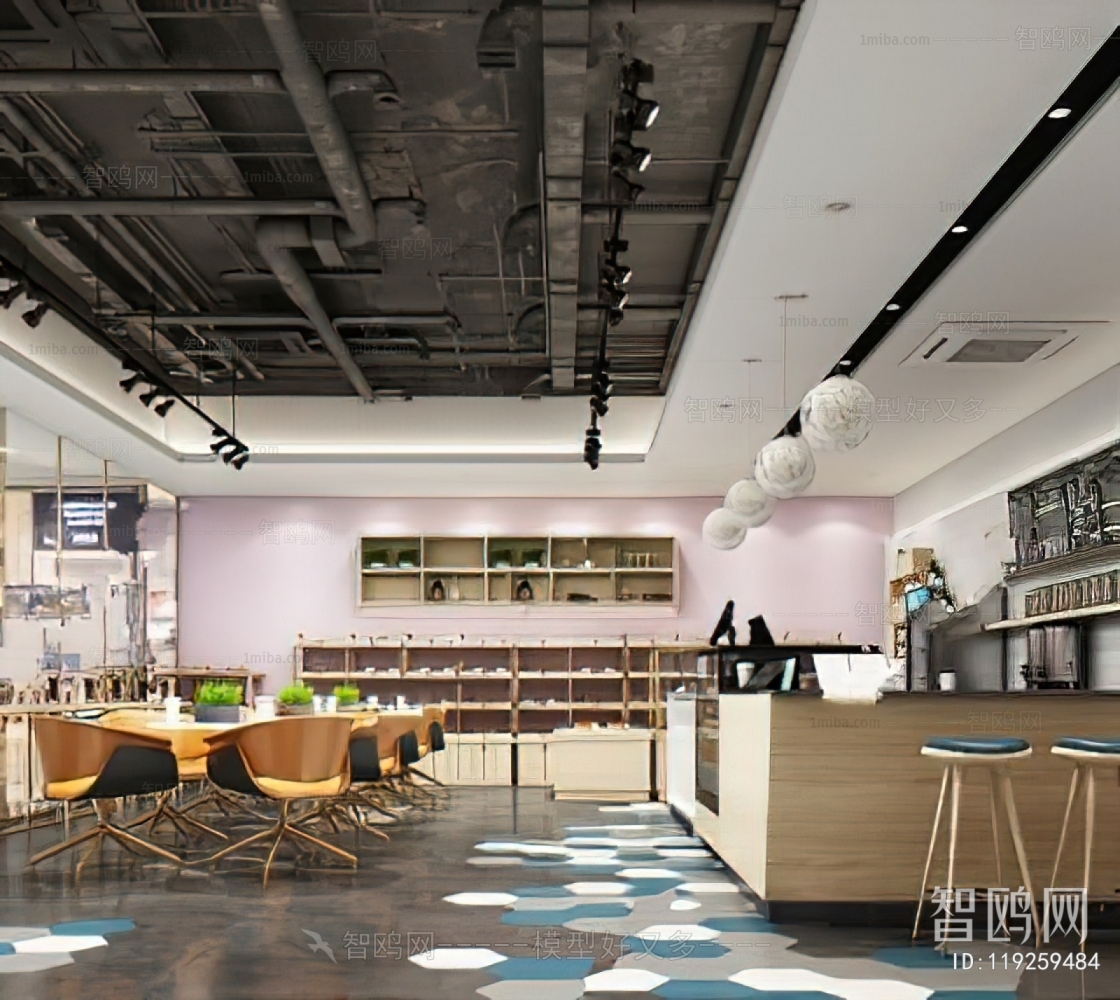 Industrial Style Milk Tea Shop