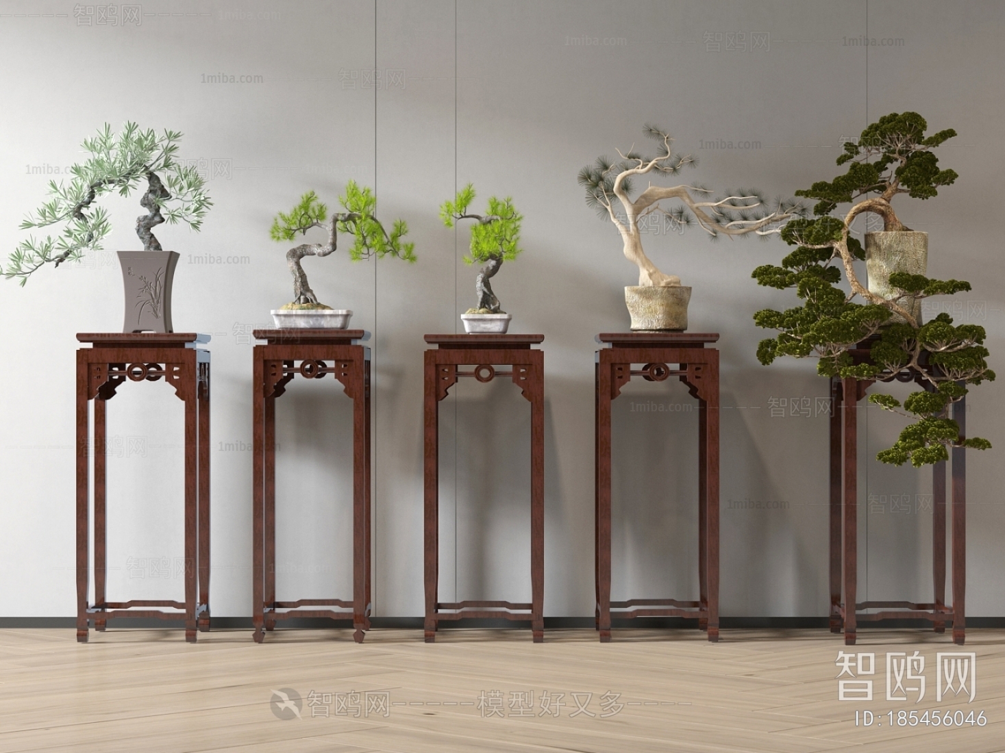 New Chinese Style Flower Shelf