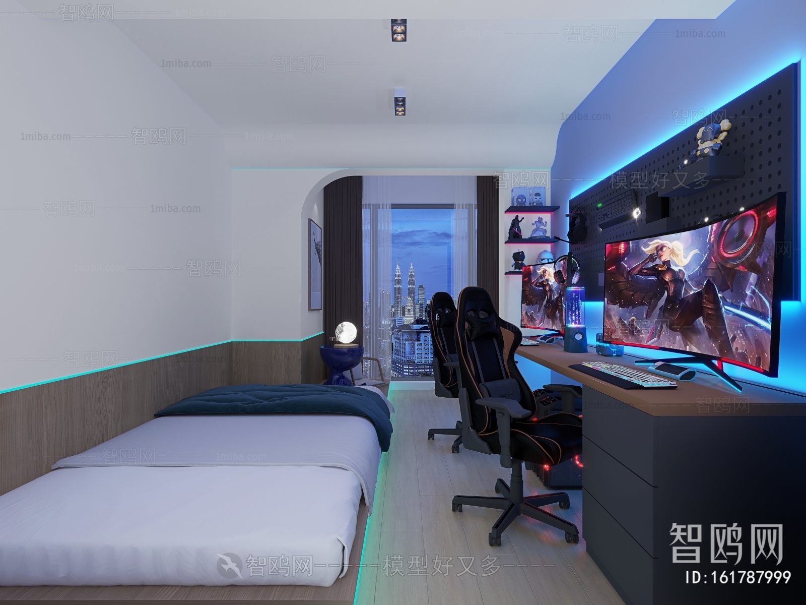 Modern E-sports Room