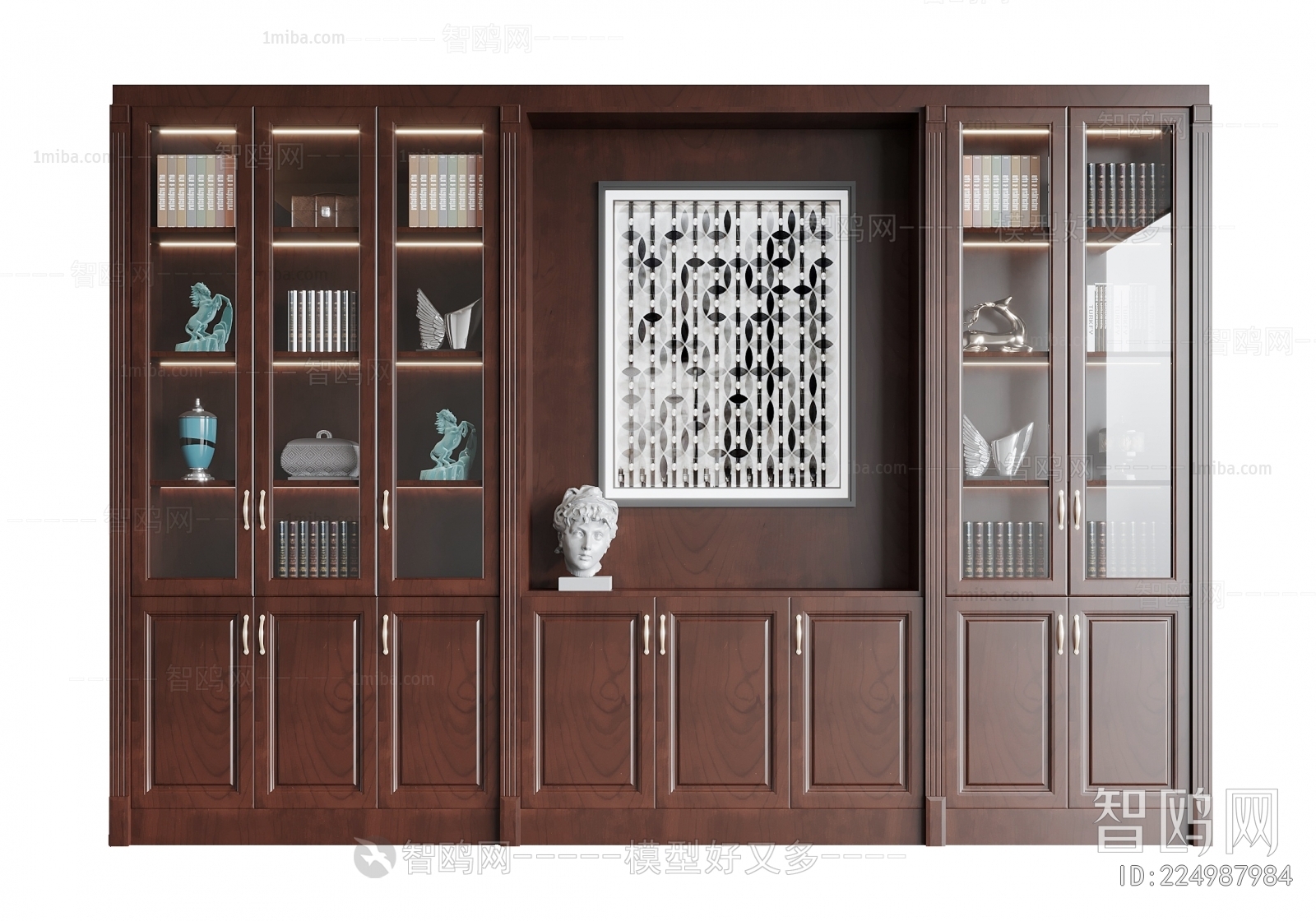 Chinese Style Office Cabinet