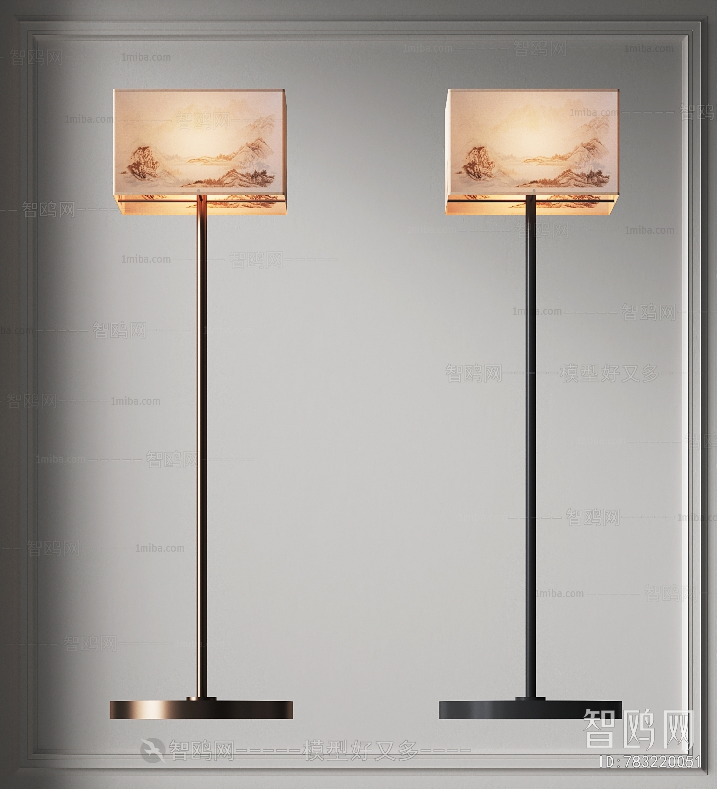 New Chinese Style Floor Lamp