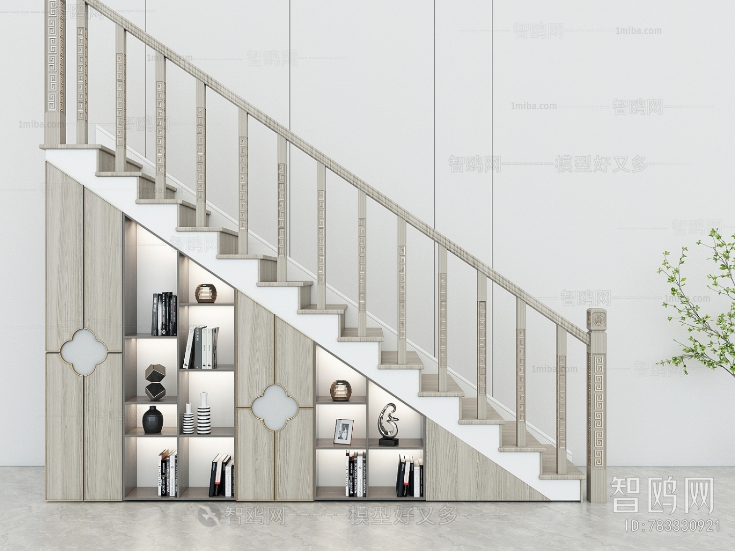 Modern New Chinese Style Staircase
