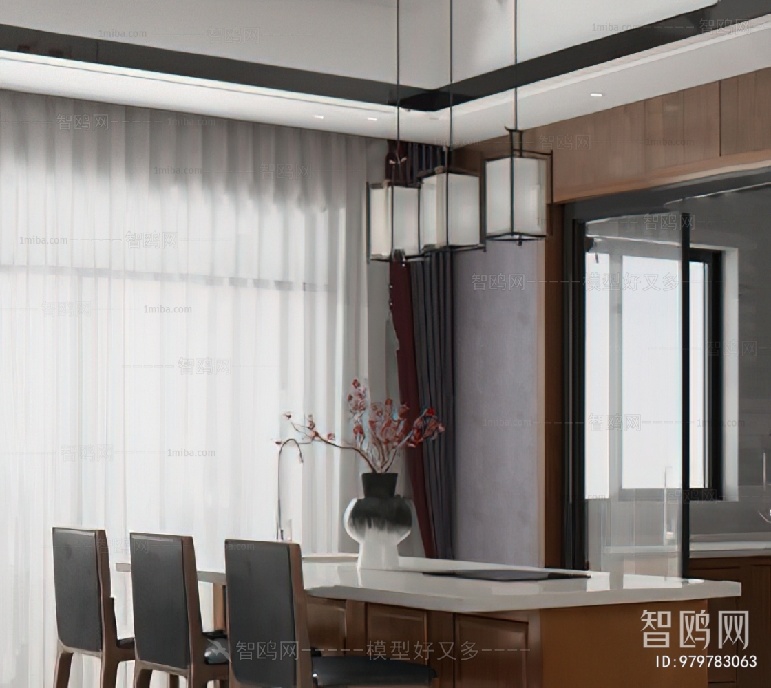 New Chinese Style Dining Room