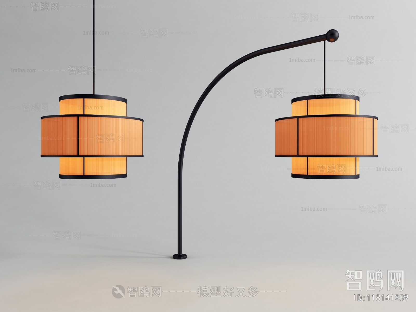 New Chinese Style Floor Lamp