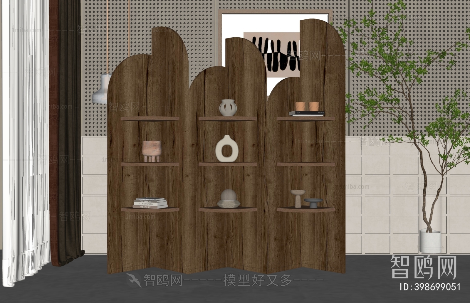 Wabi-sabi Style Partition