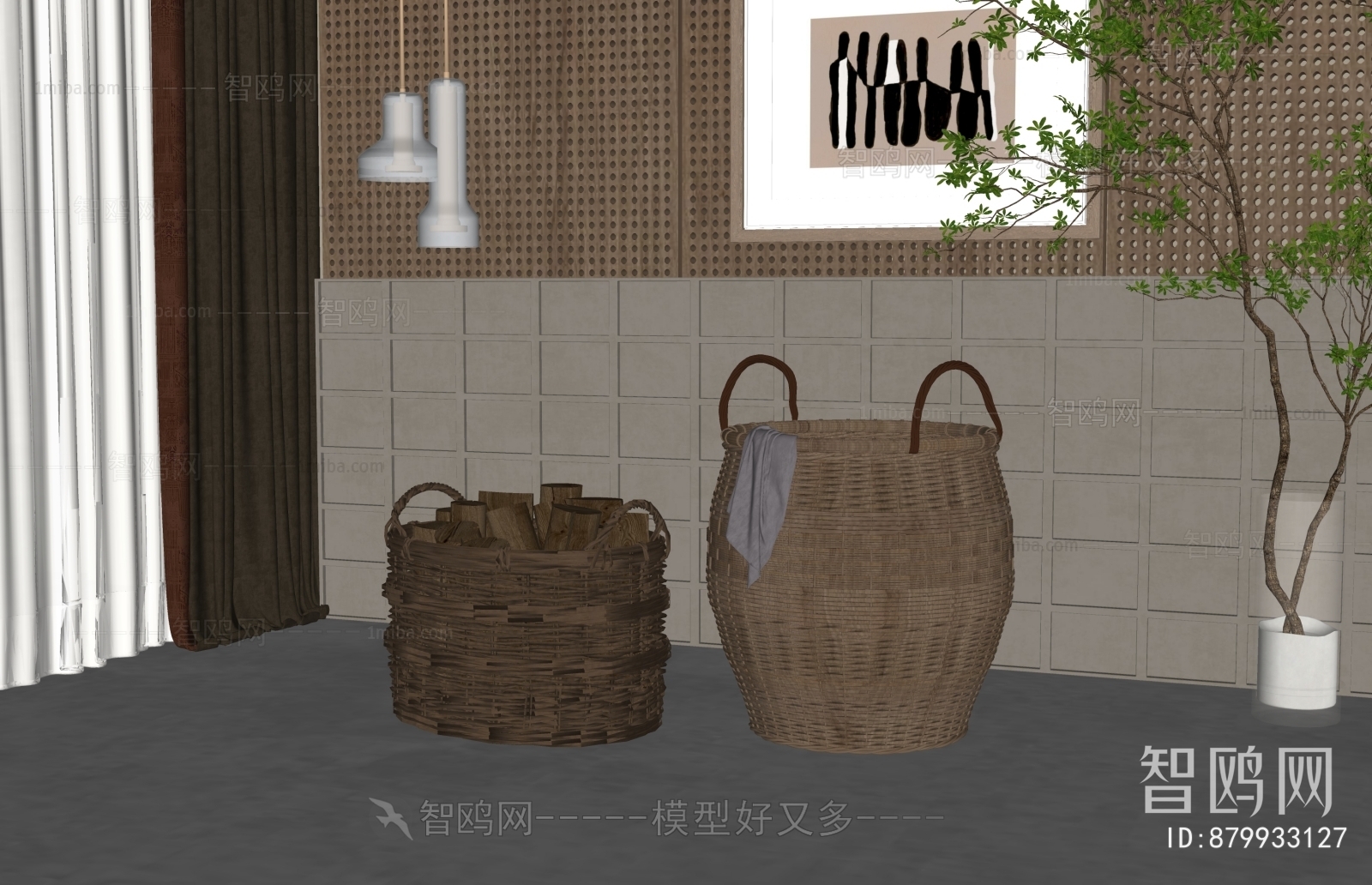 Wabi-sabi Style Storage Basket