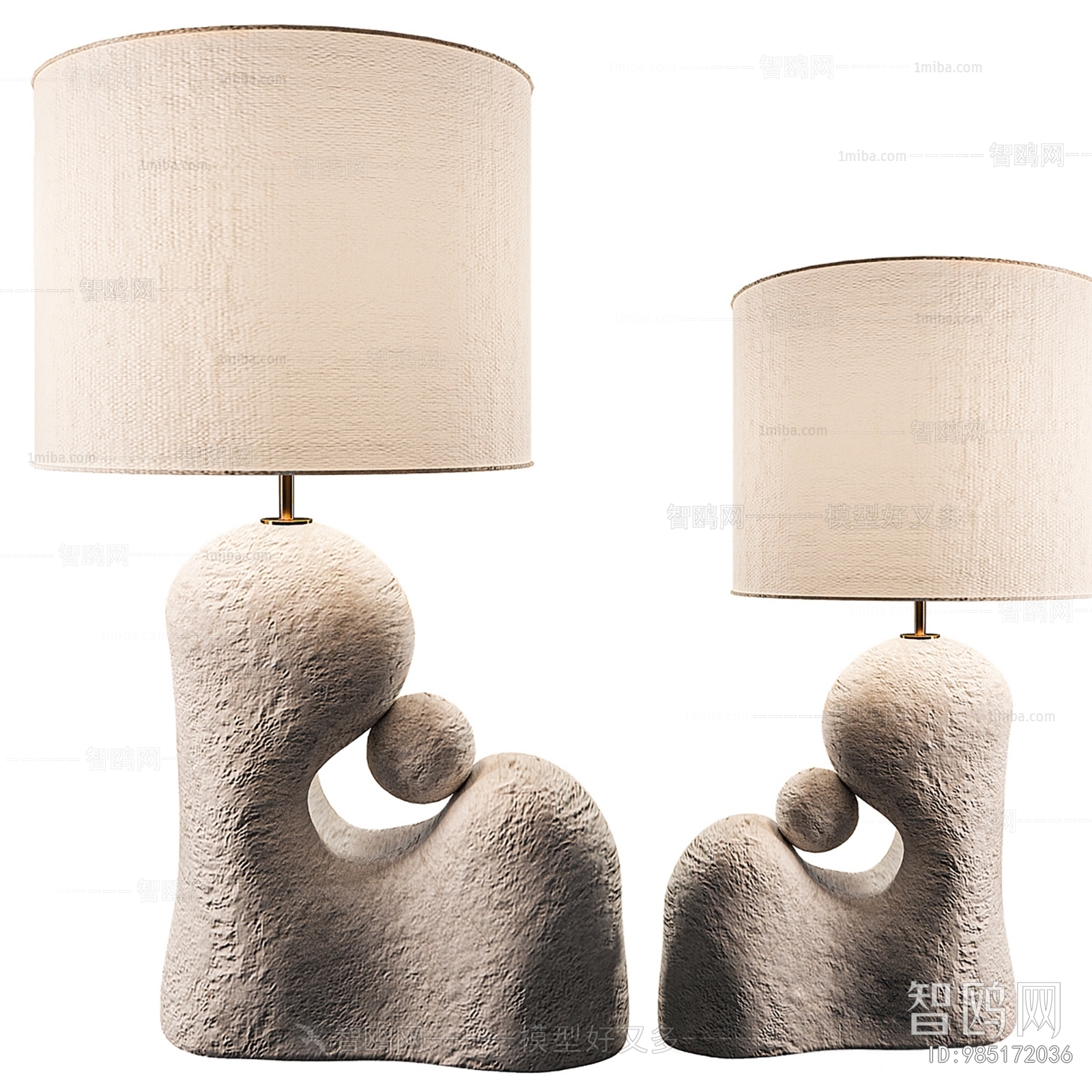 Wabi-sabi Style Table Lamp