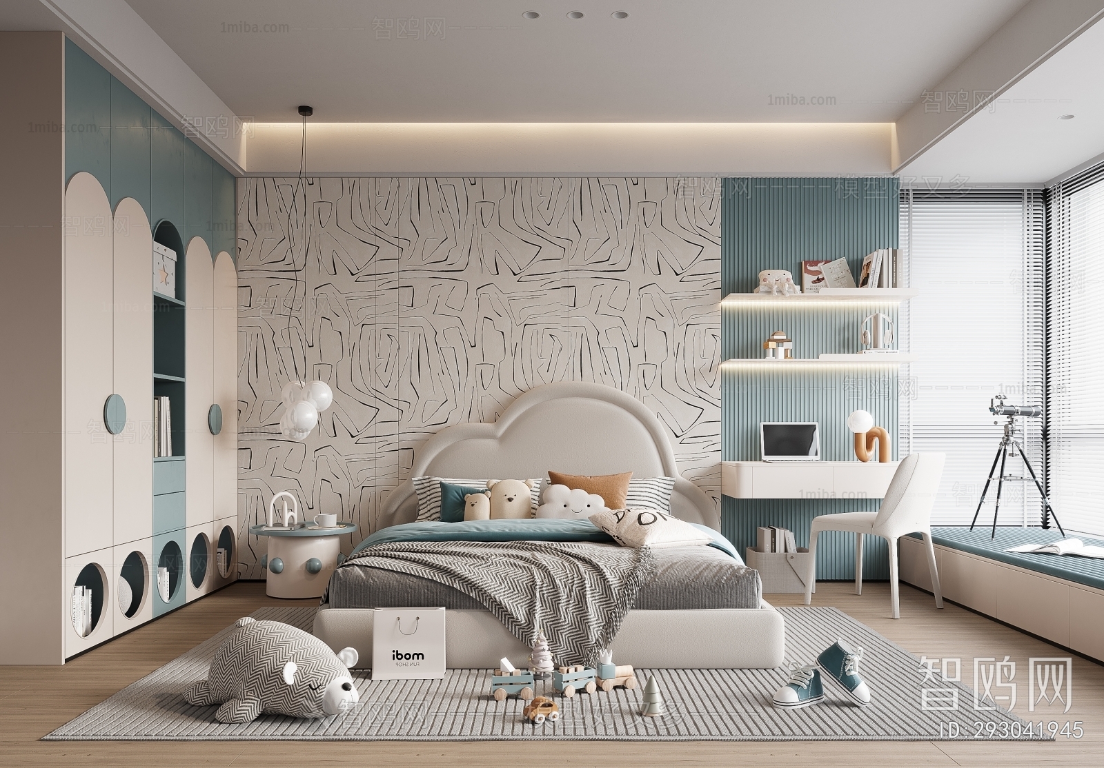 Modern Boy's Room And Son's Room