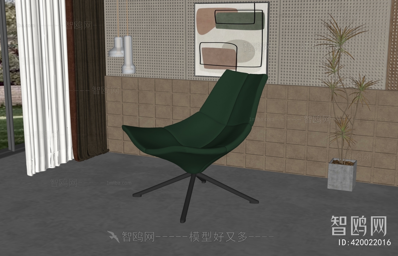 现代办公室躺椅