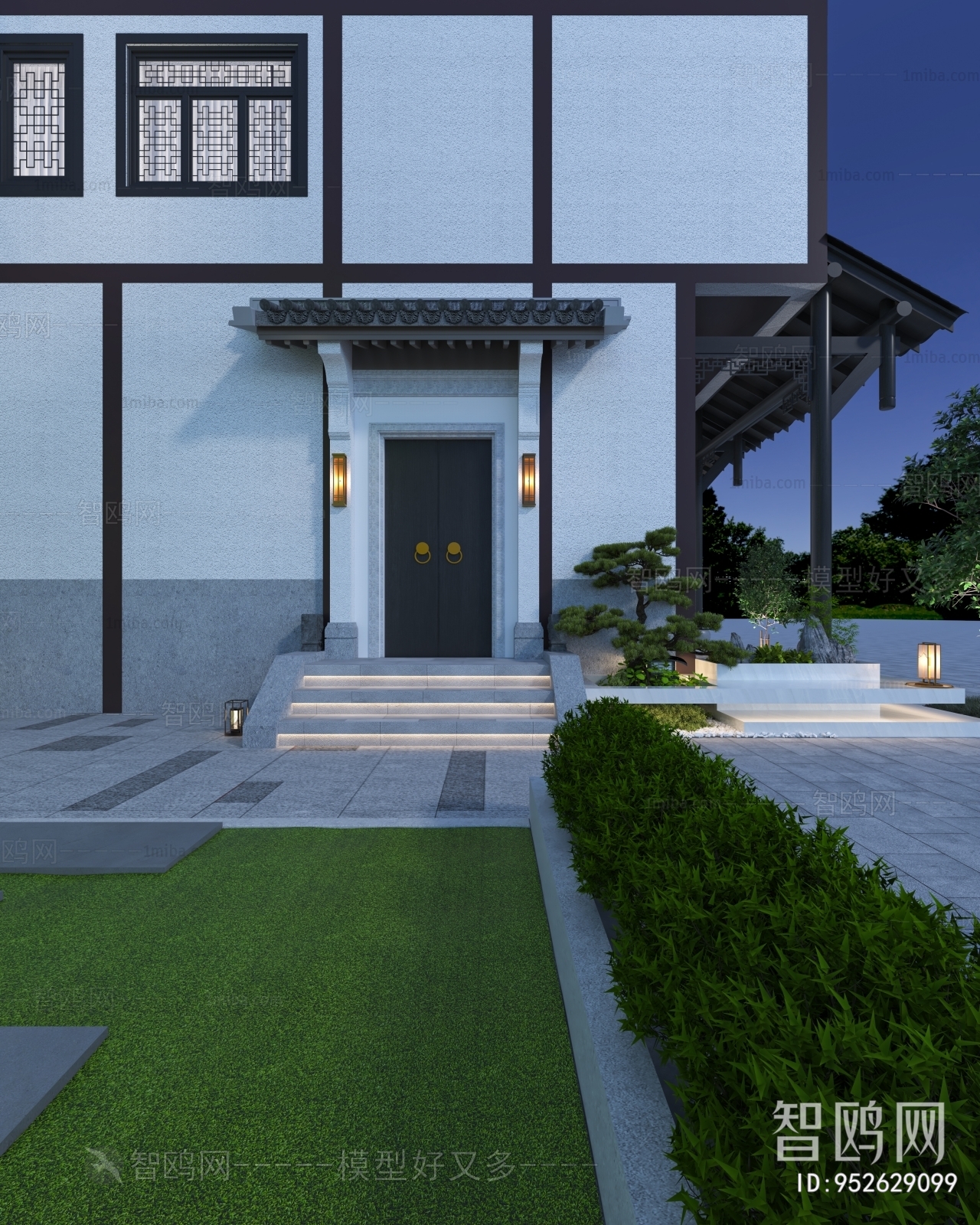 New Chinese Style Courtyard/landscape