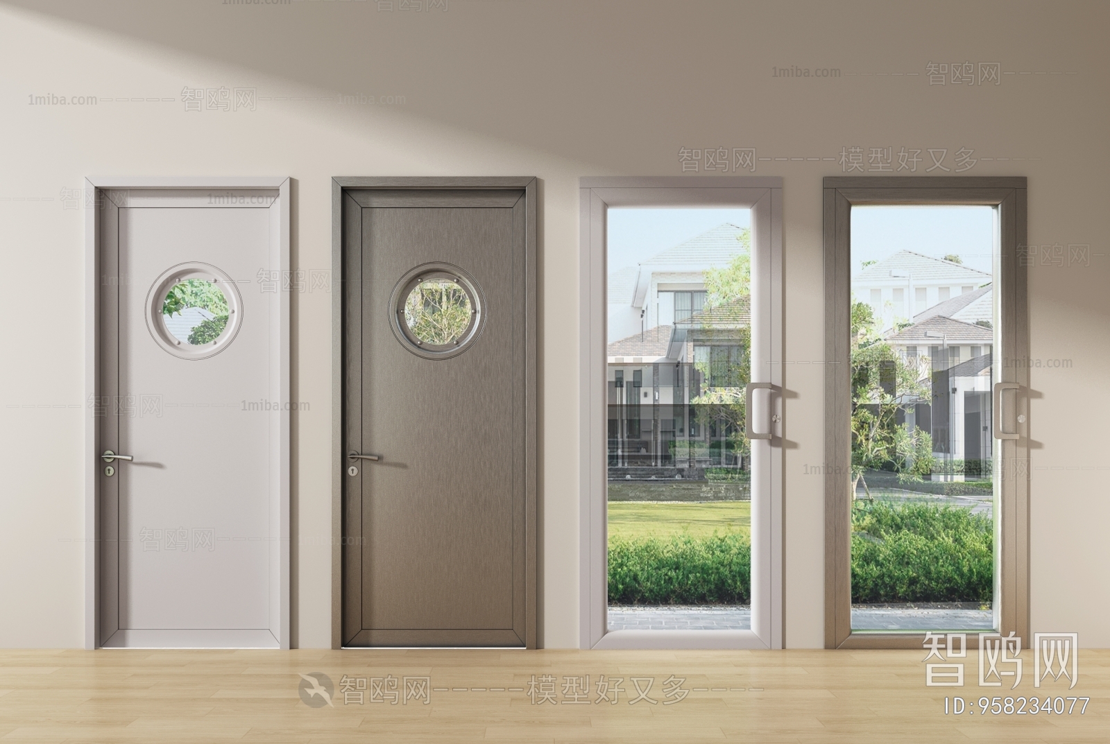 Modern Single Door