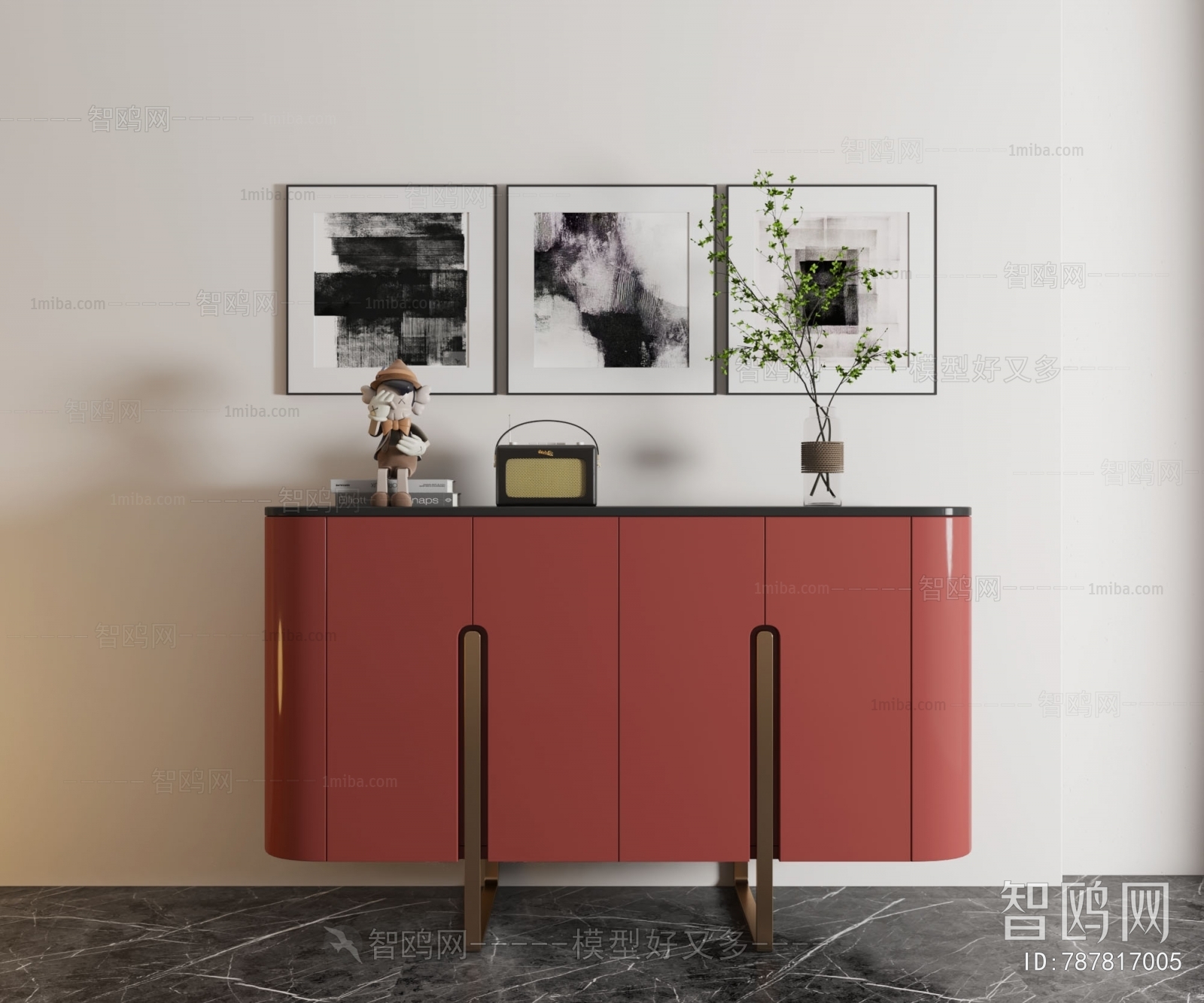 Modern Entrance Cabinet