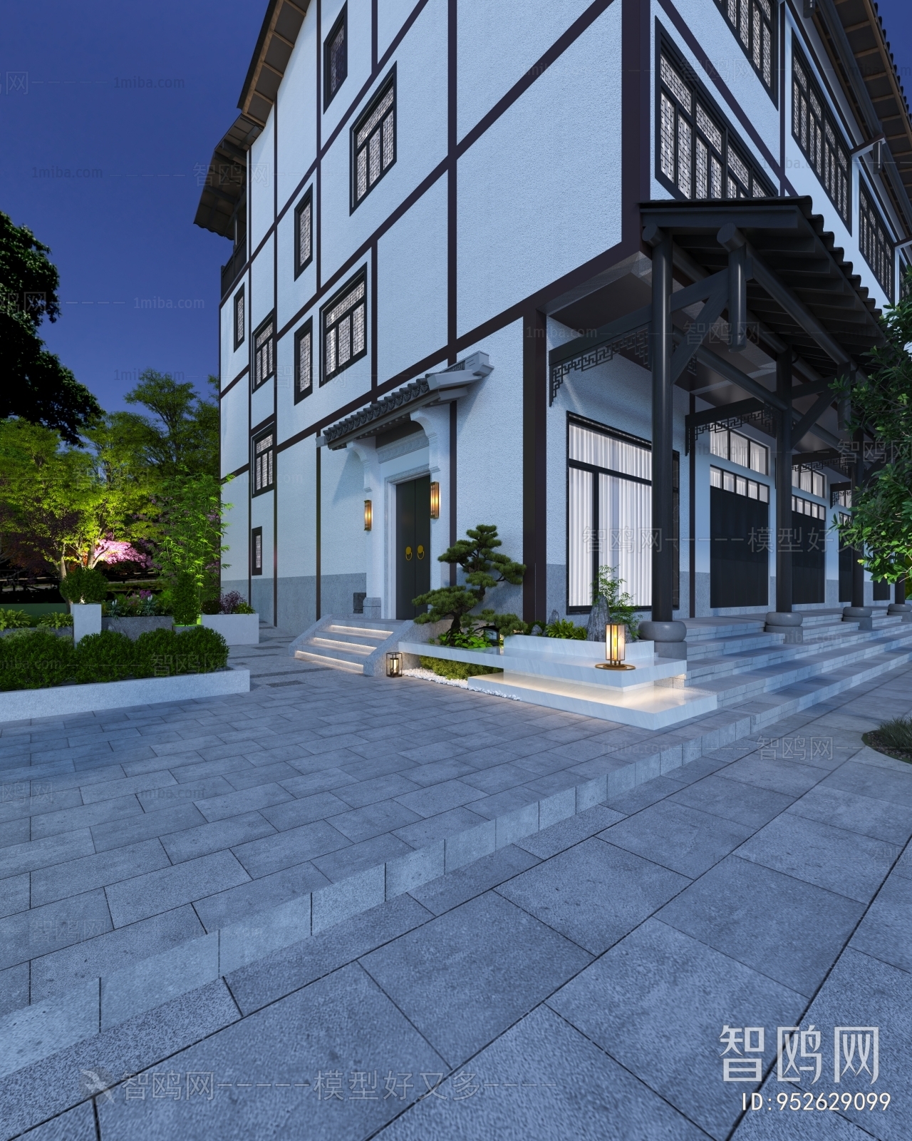 New Chinese Style Courtyard/landscape