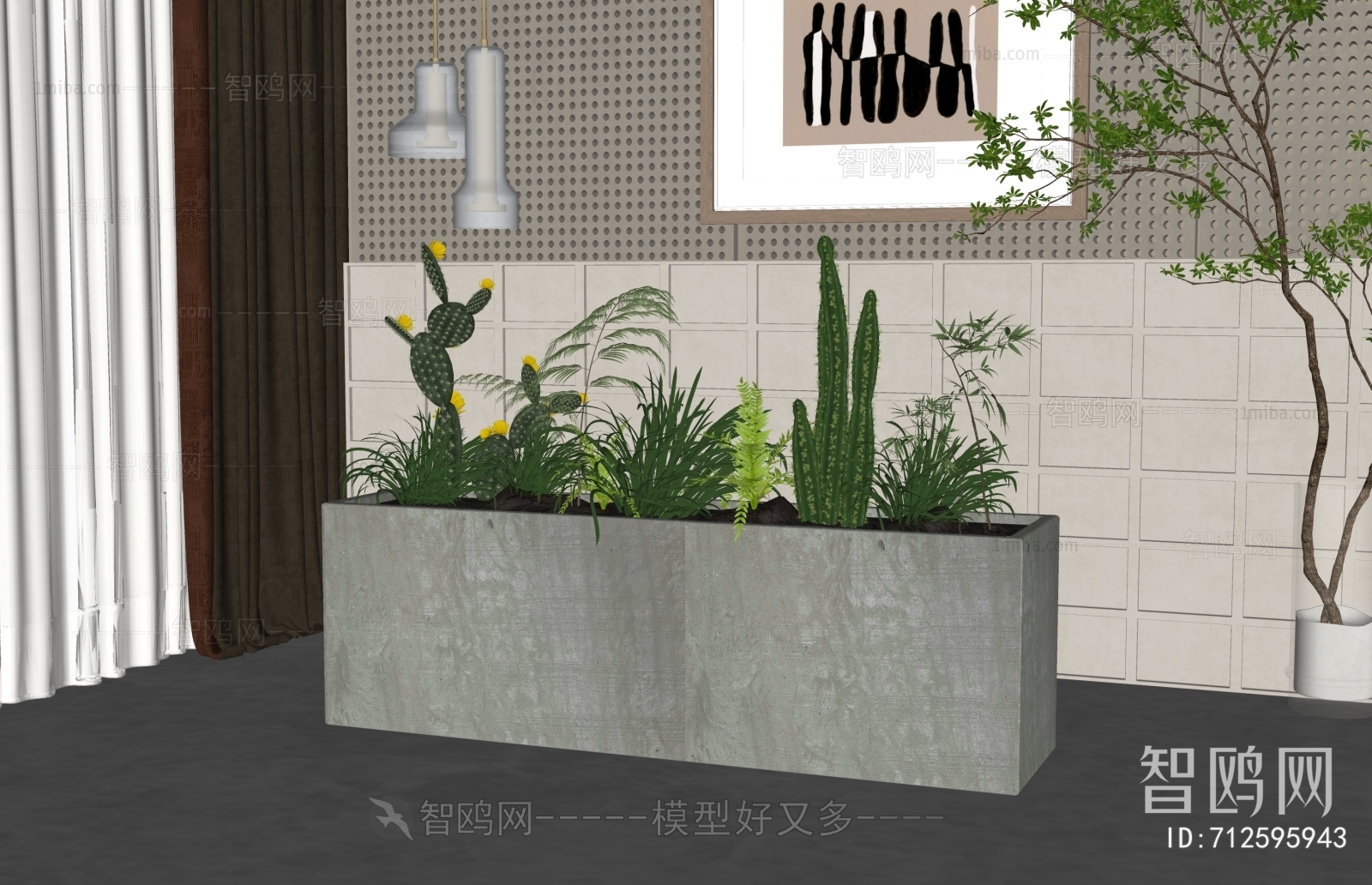 Modern Flower Bed, Flower Bowl, Flower Box