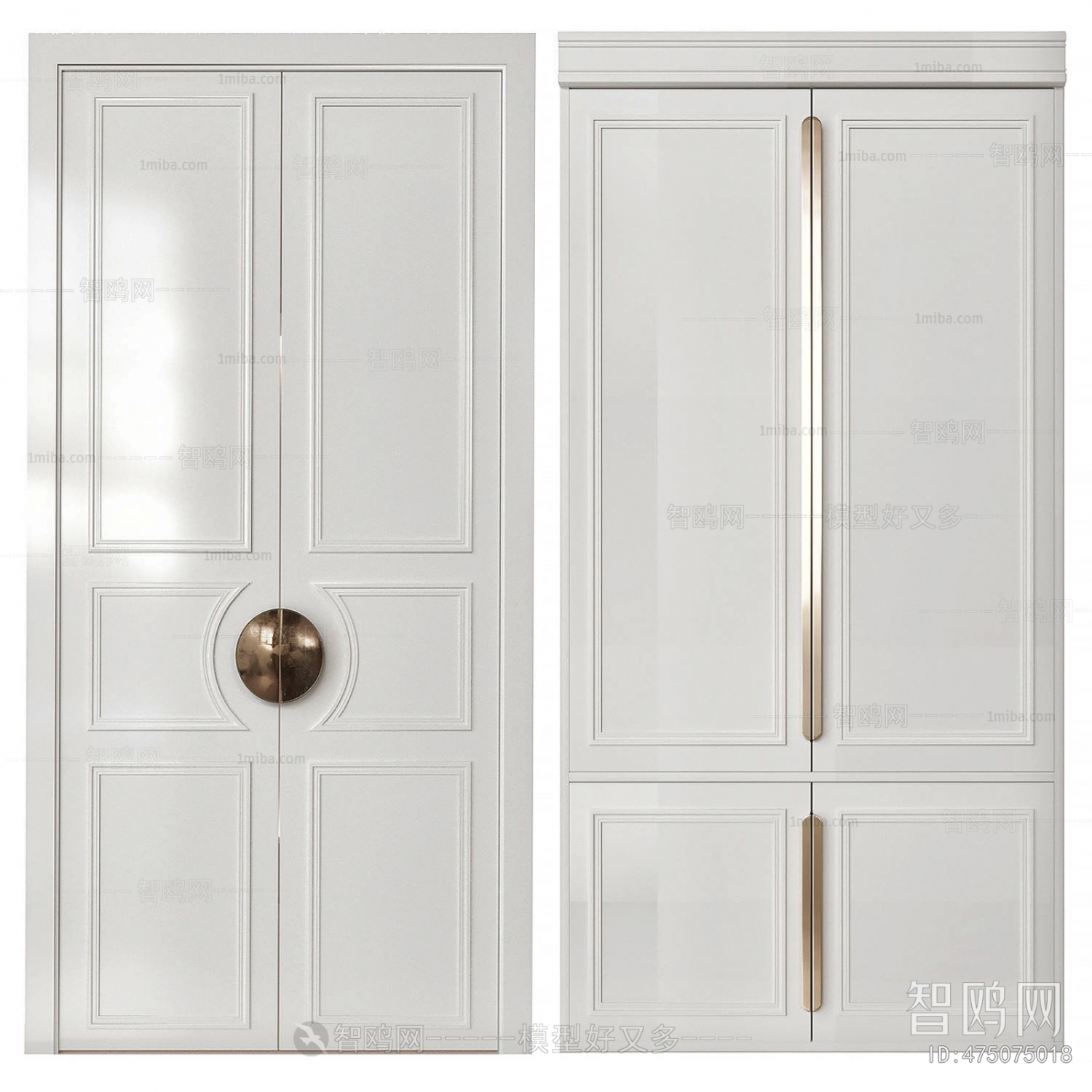 Modern Double Door