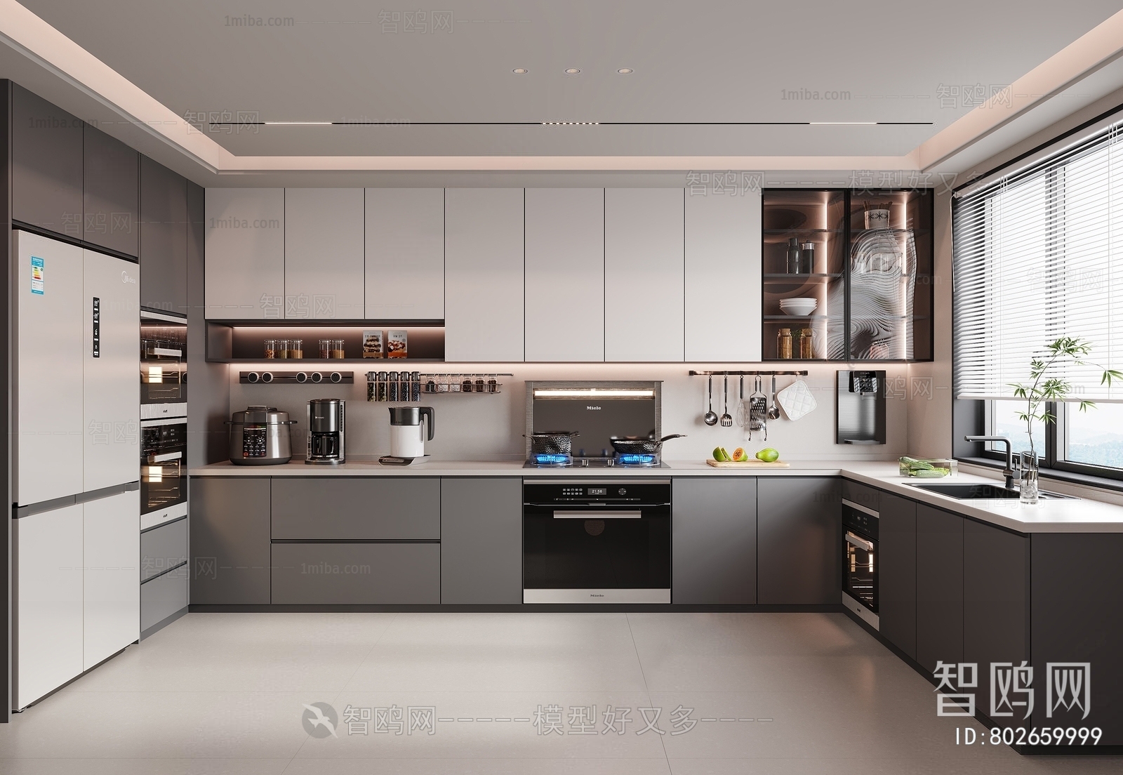 Modern The Kitchen