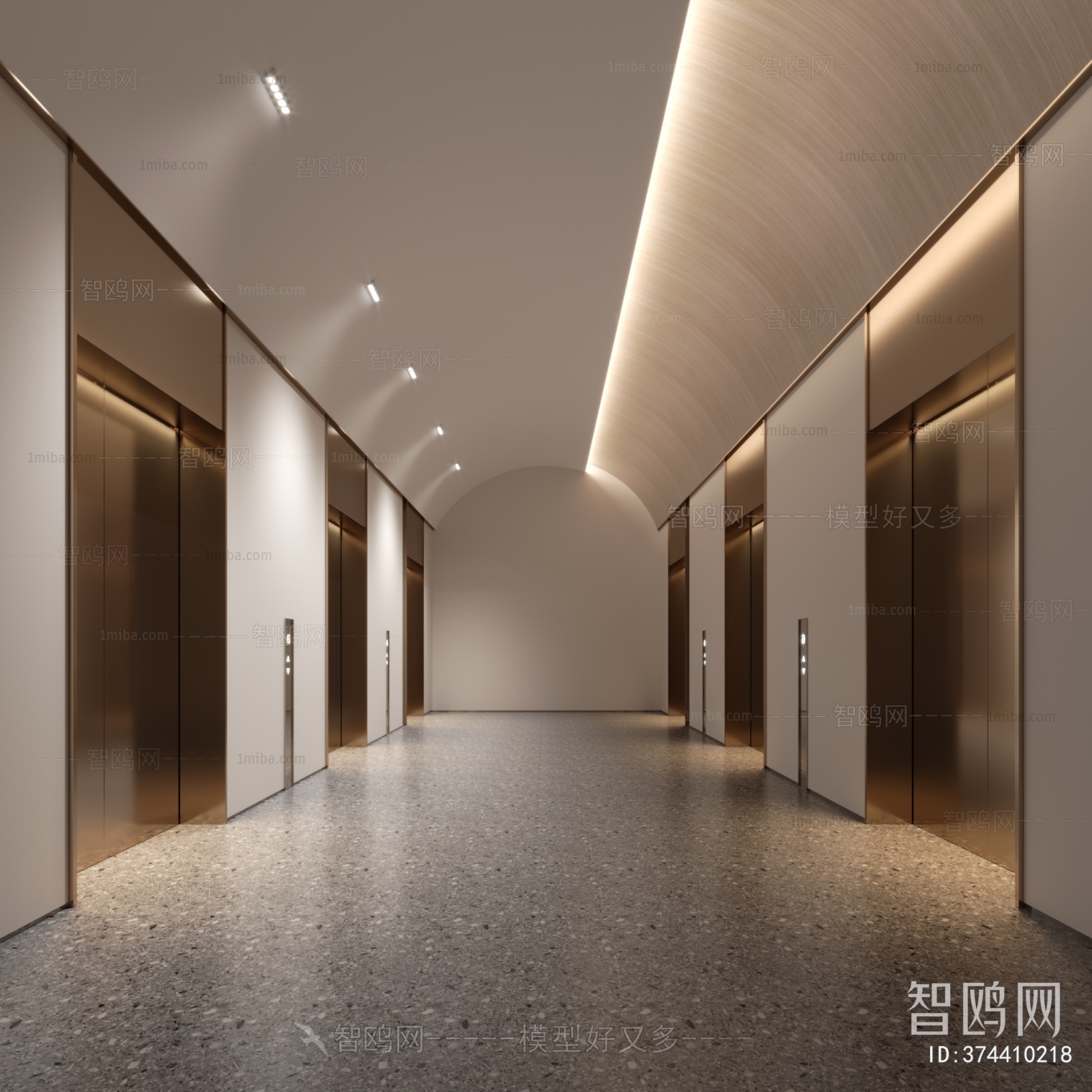 Modern Corridor/elevator Hall