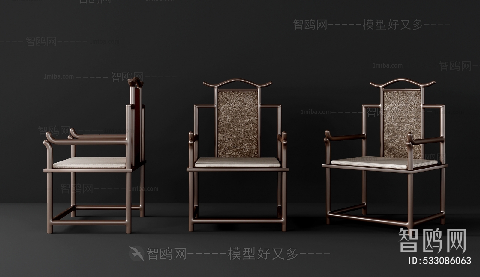 New Chinese Style Lounge Chair