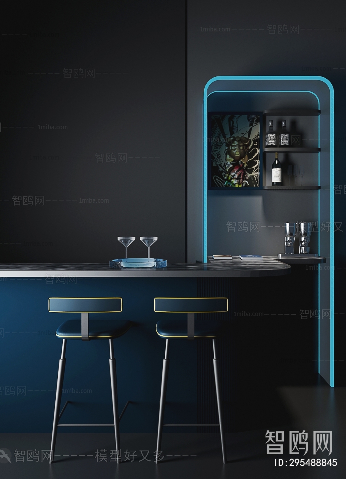 Modern Counter Bar