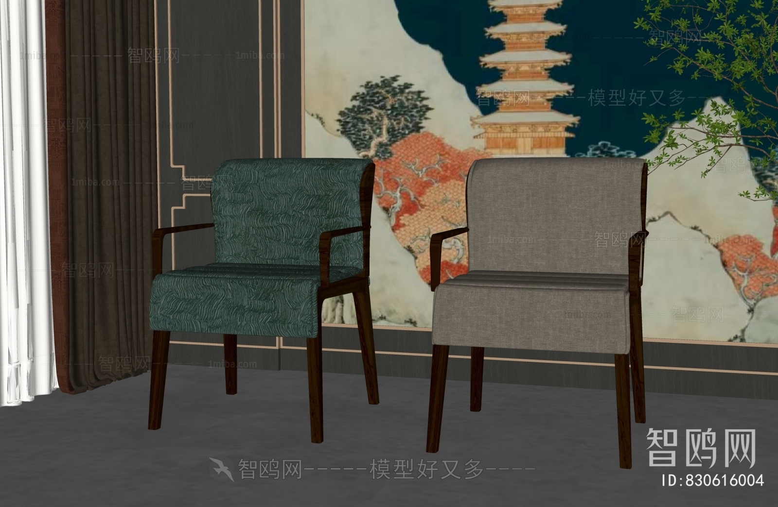 New Chinese Style Dining Chair