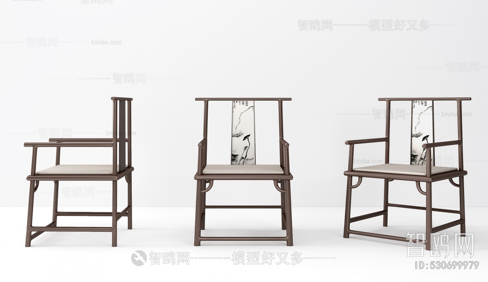 New Chinese Style Single Chair