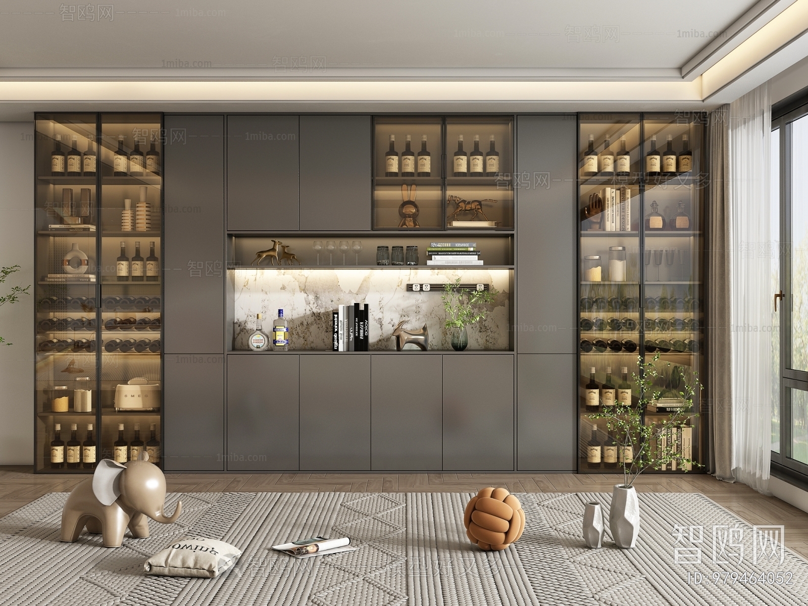 Modern Wine Cabinet