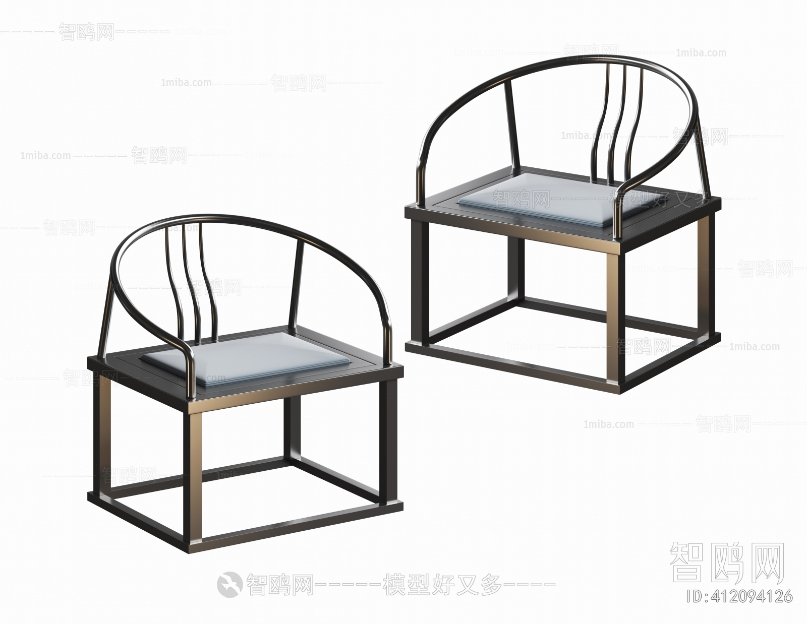 New Chinese Style Lounge Chair