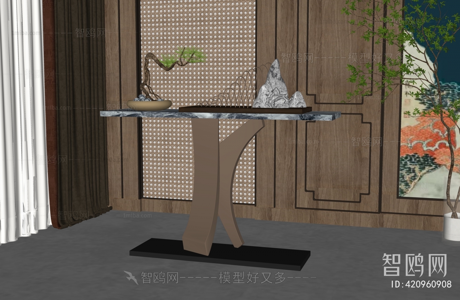 New Chinese Style Console