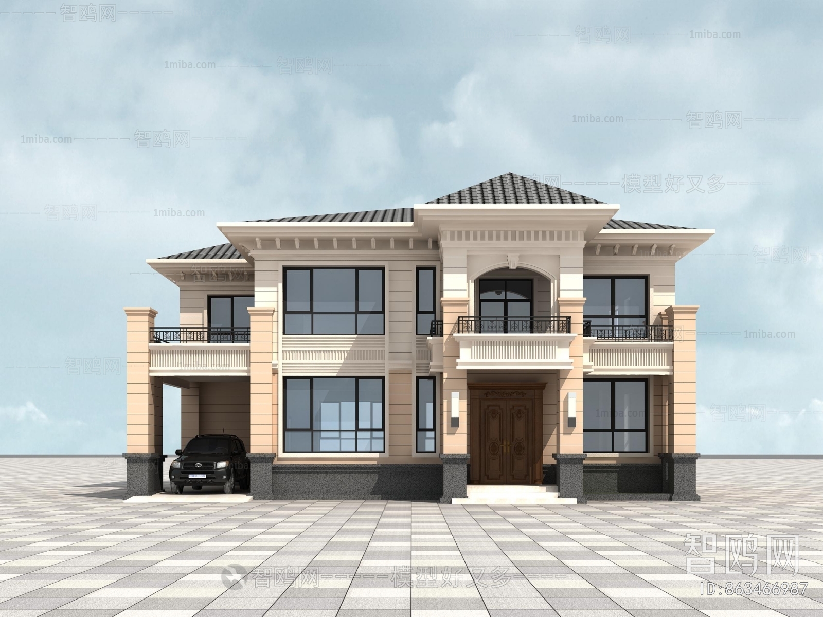 Simple European Style Detached Villa