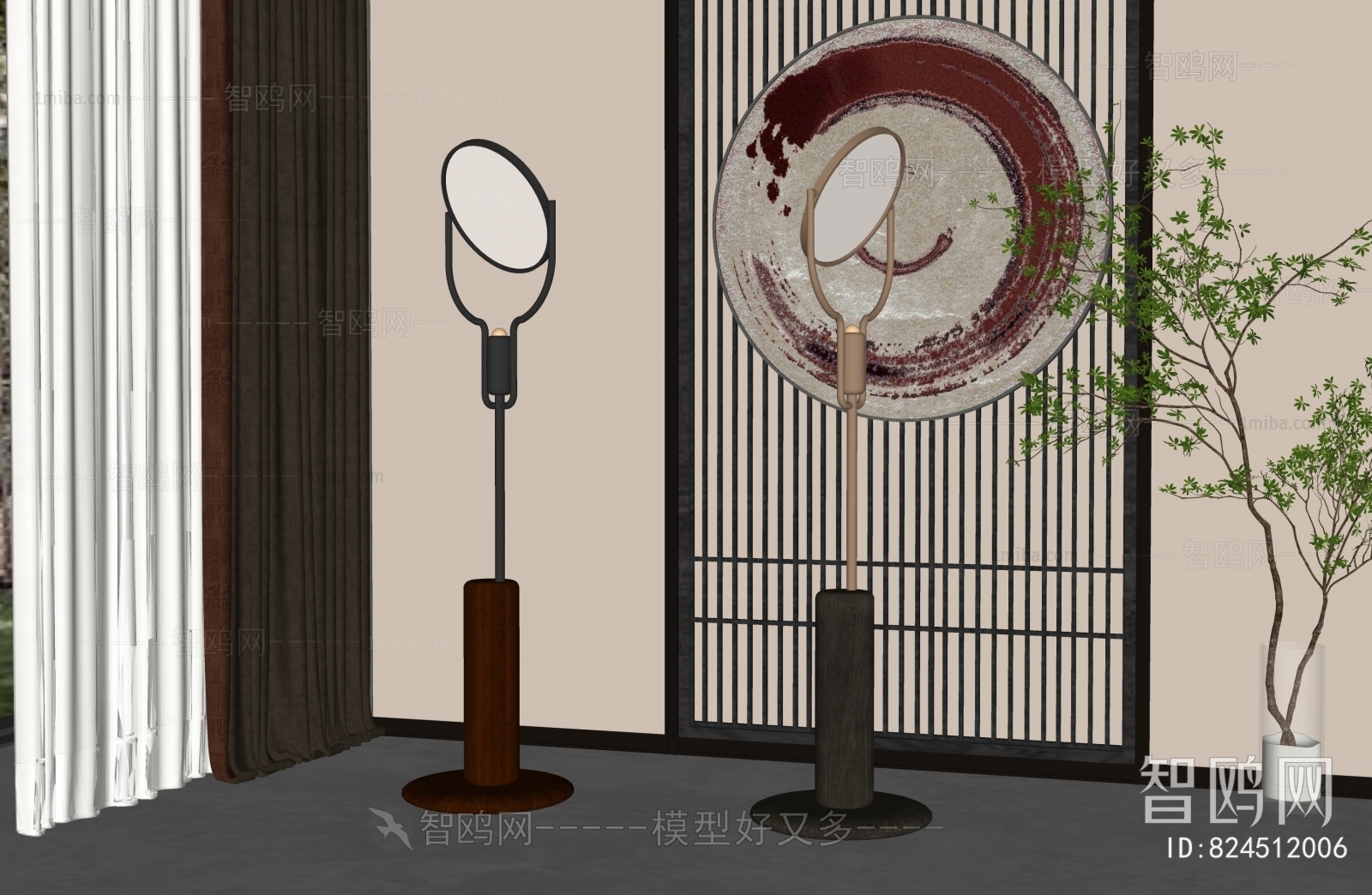 New Chinese Style Floor Lamp