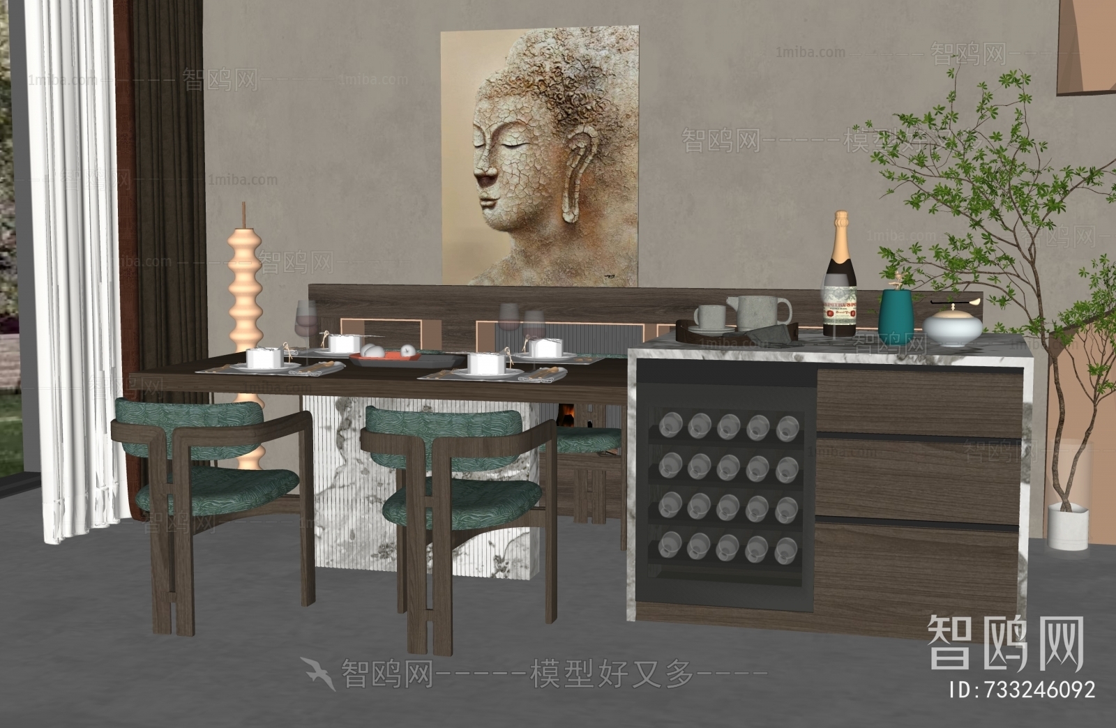 New Chinese Style Dining Table And Chairs