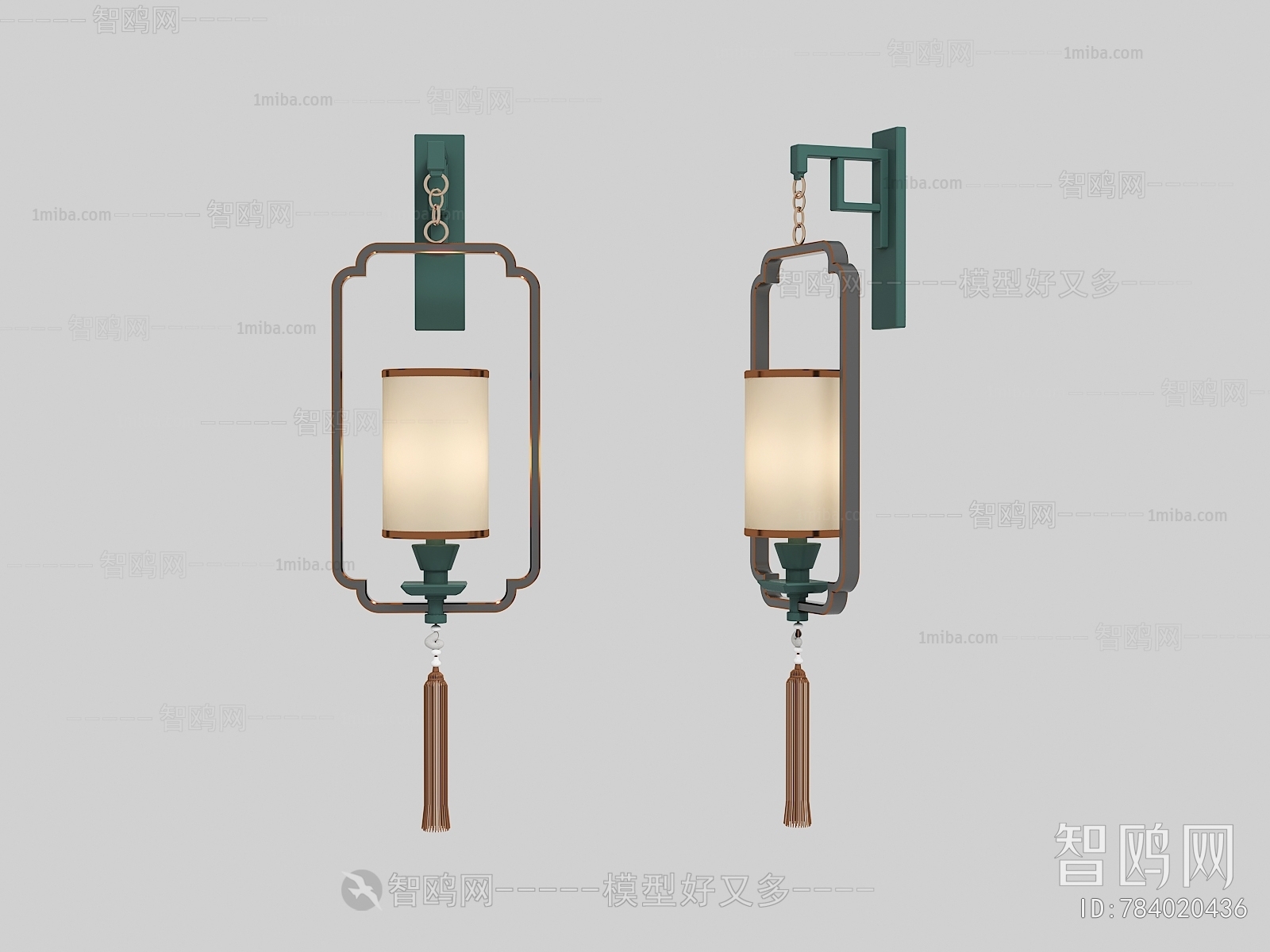 New Chinese Style Wall Lamp