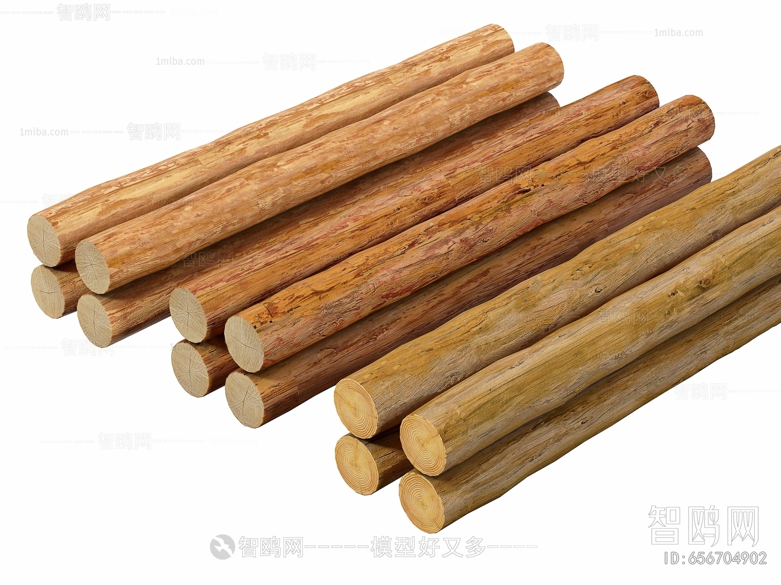 现代木材柱子