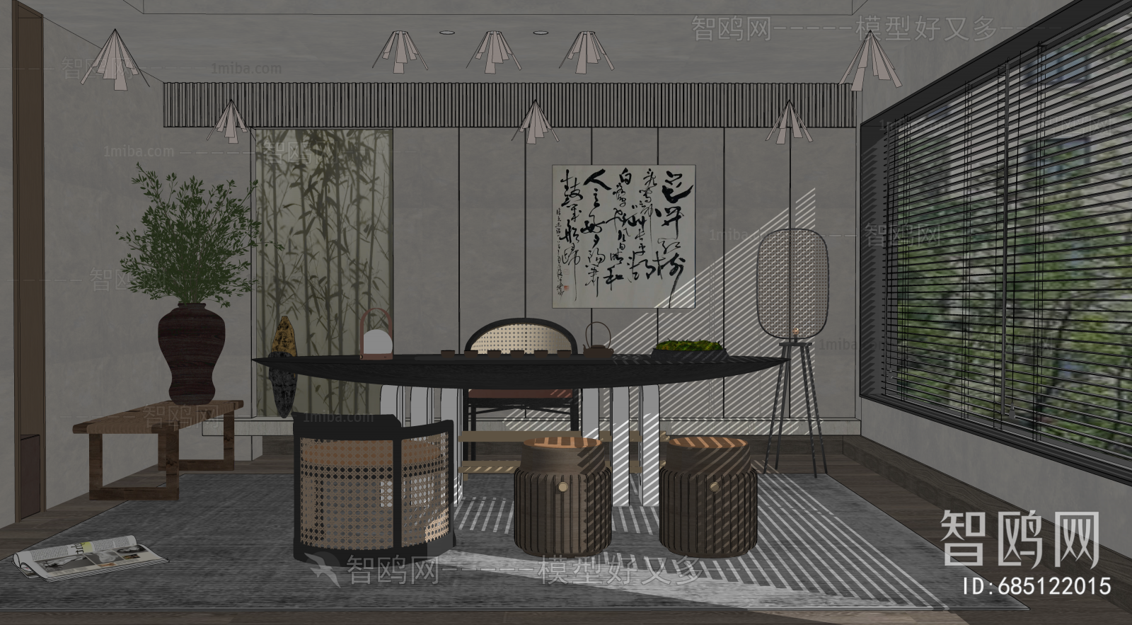 Wabi-sabi Style Tea House