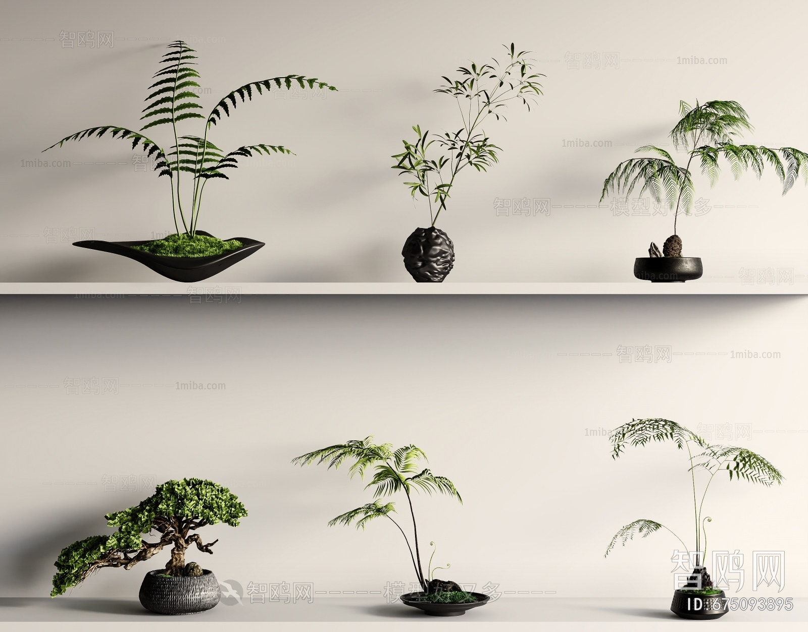 New Chinese Style Desktop Plant