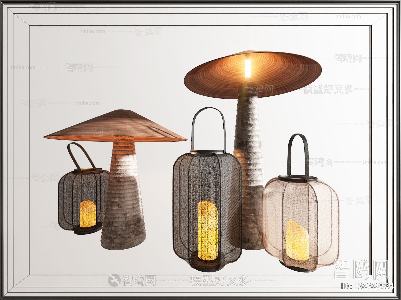 New Chinese Style Outdoor Light