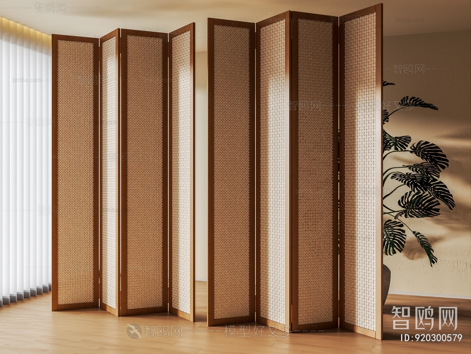 New Chinese Style Wabi-sabi Style Partition