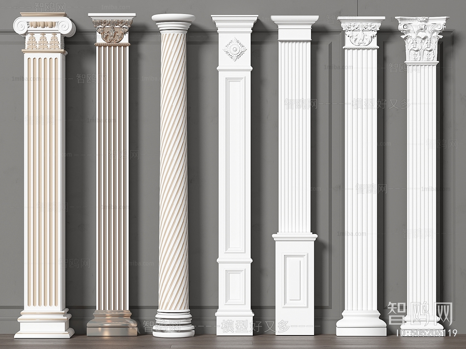 European Style Roman Pillar