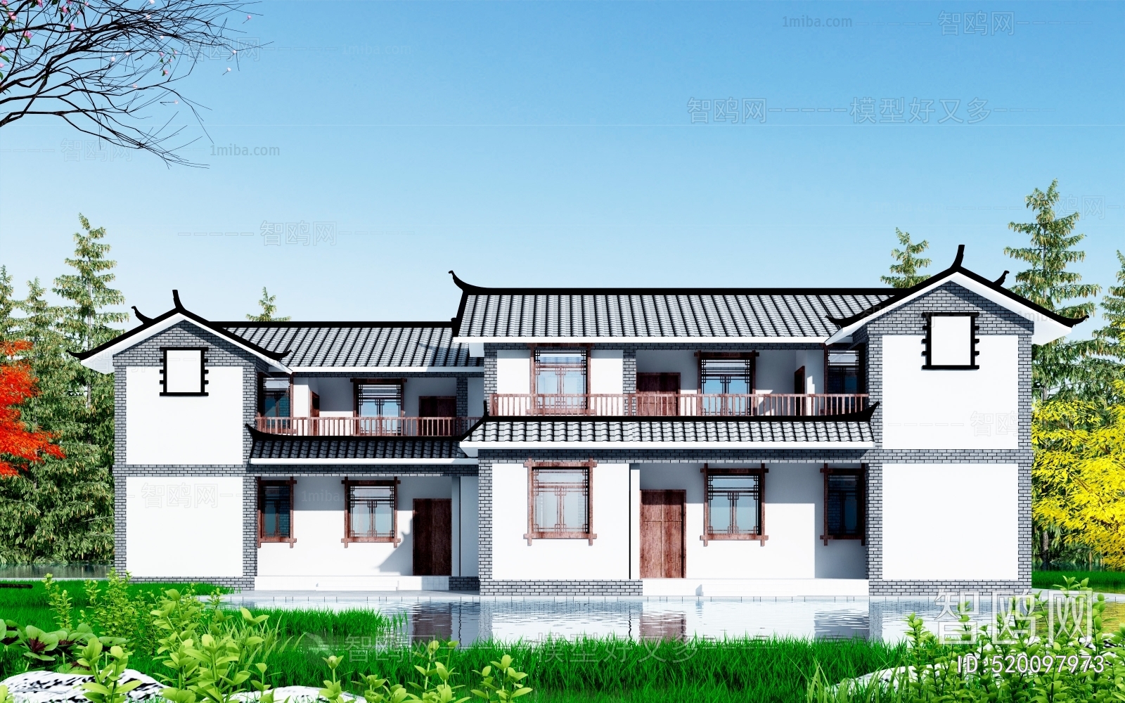 Chinese Style Ancient Architectural Buildings