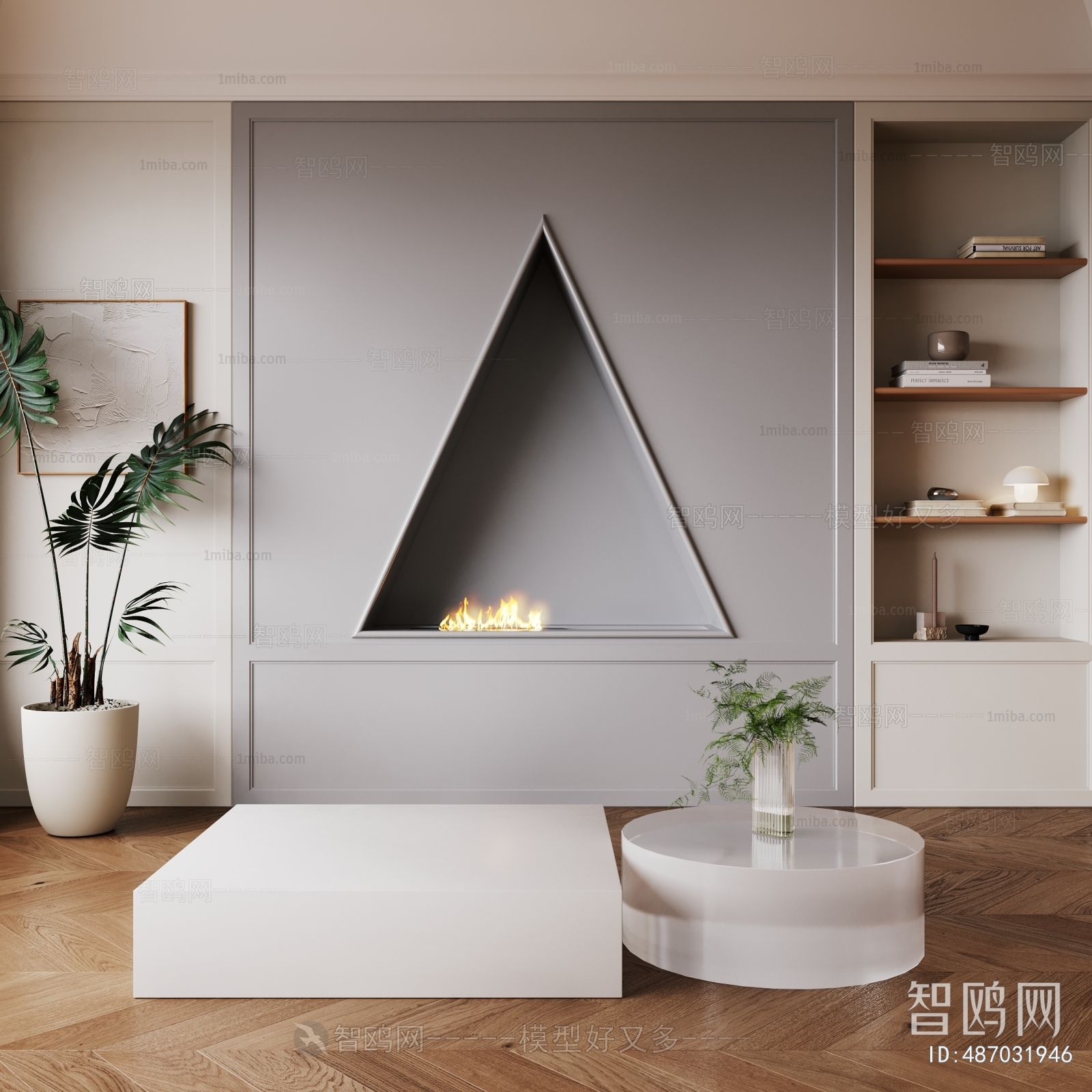 Modern Electronic Fireplace