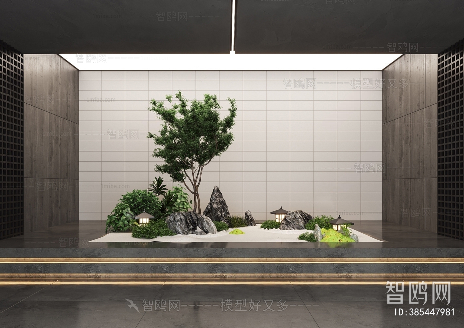 New Chinese Style Plant Landscaping