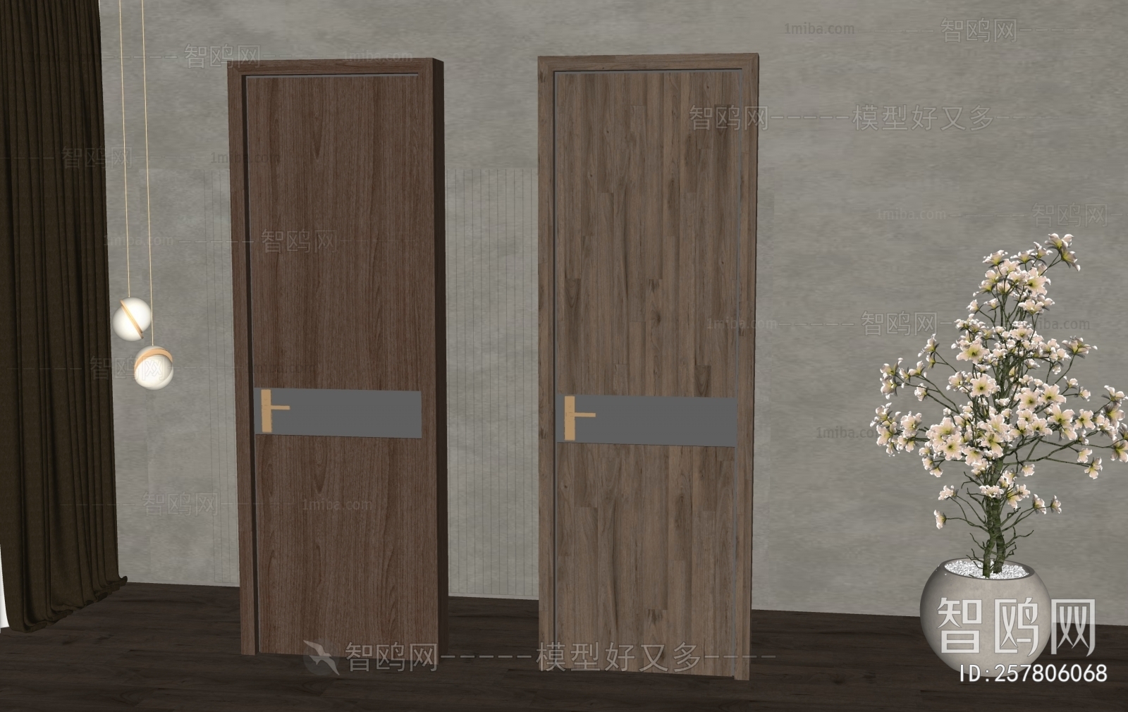 Modern Single Door