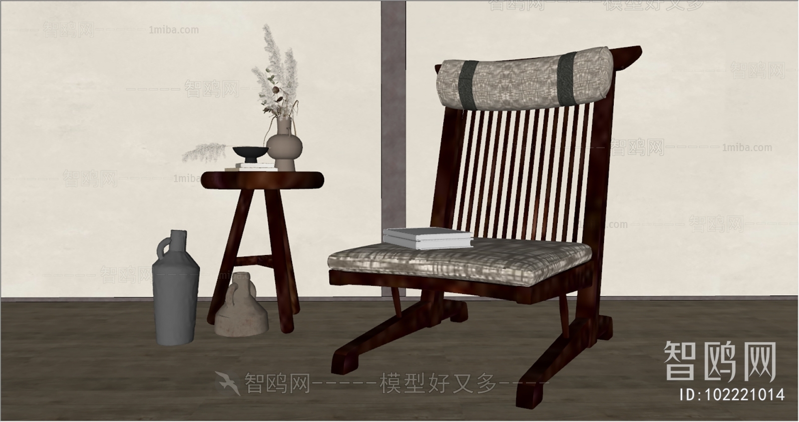 中式复古休闲椅