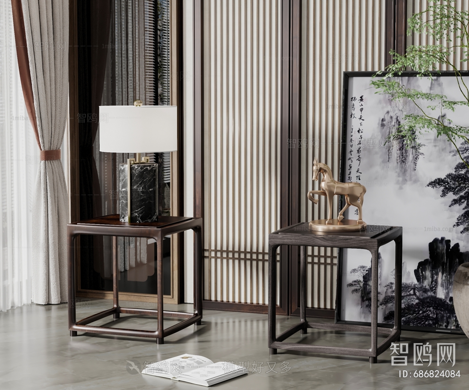 New Chinese Style Side Table/corner Table