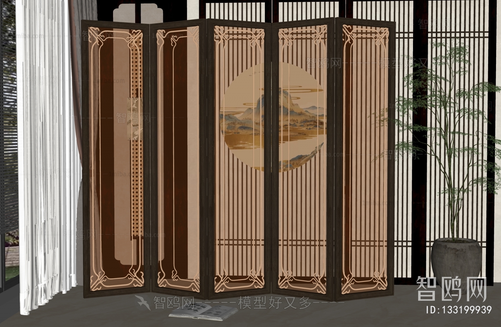 New Chinese Style Partition