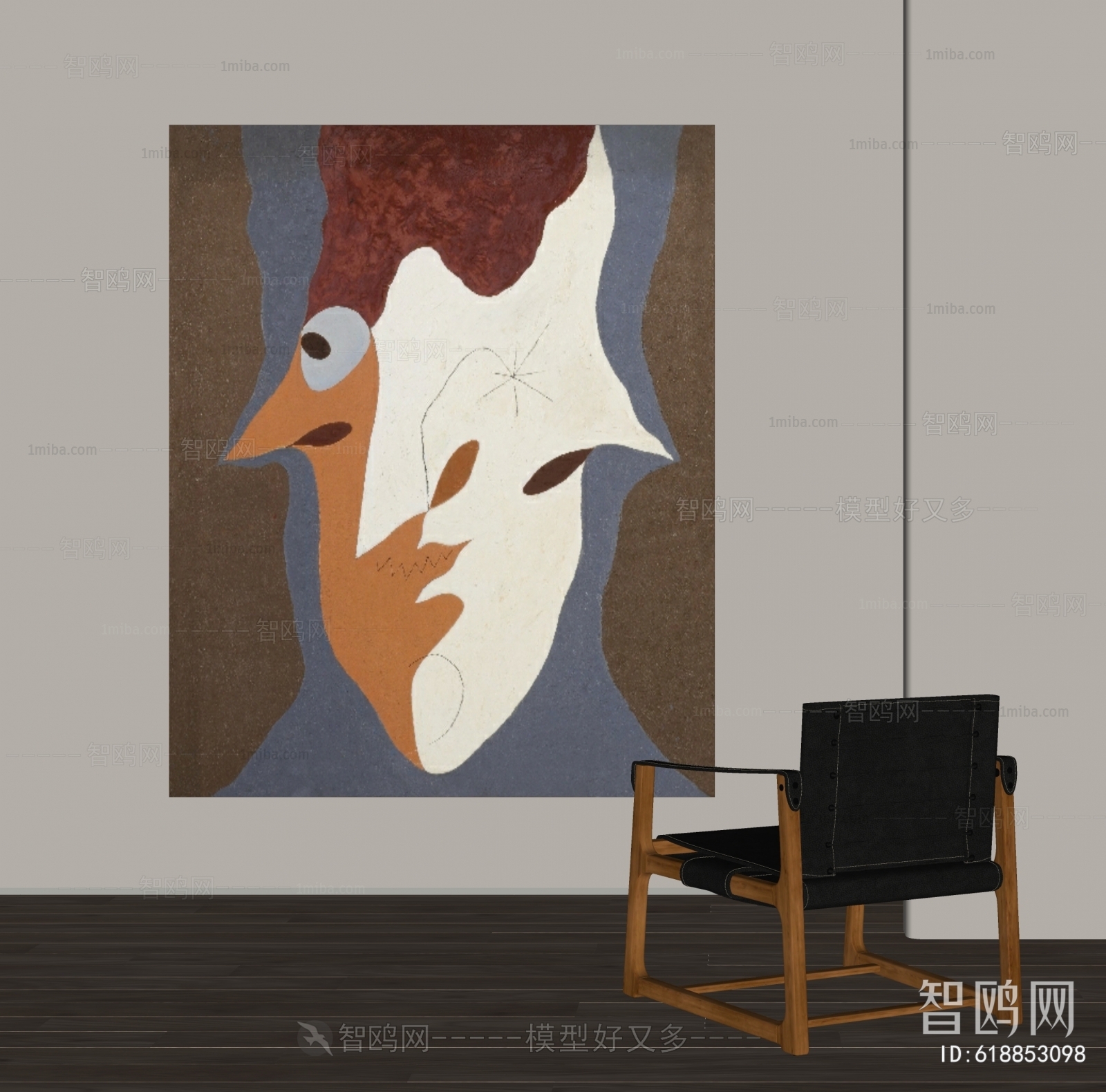 新中式抽象装饰画