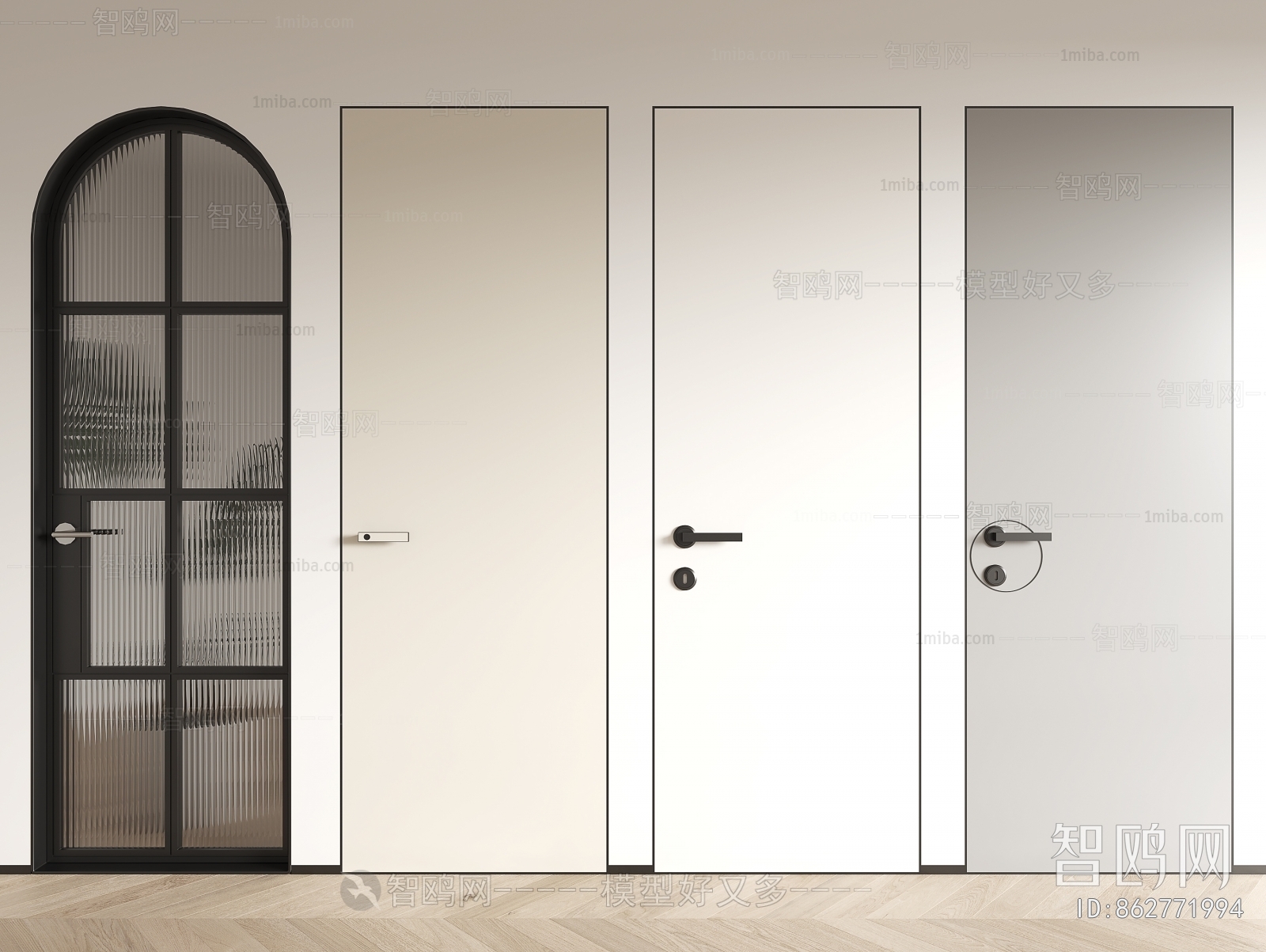 Modern Single Door